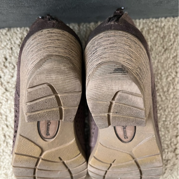 Earth Origins Amanda Brown Suede Bootie Size 7 - Picture 10 of 10